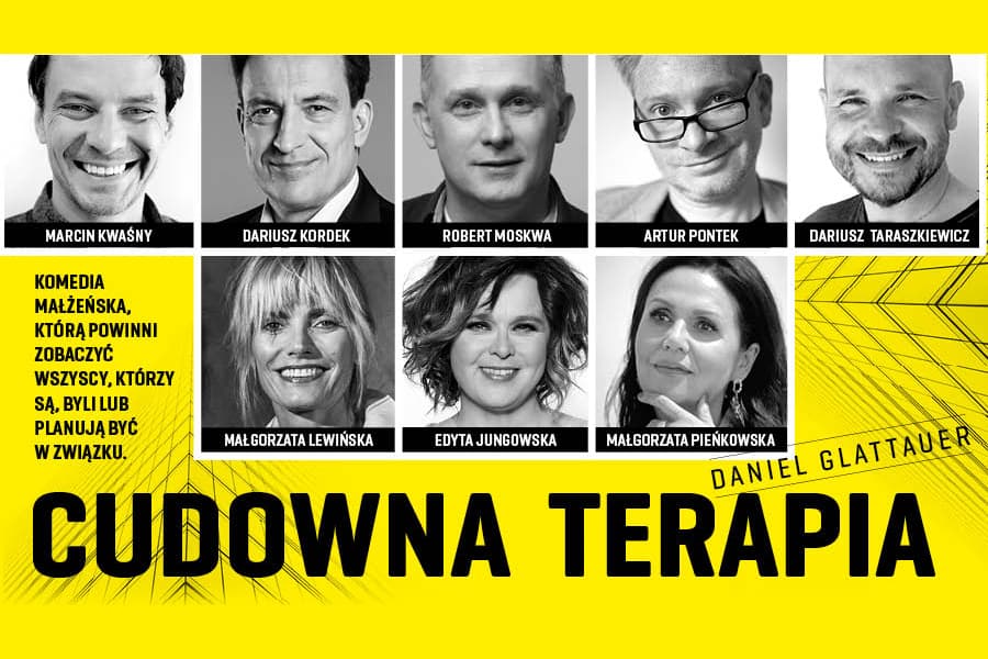 Grafika spektaklu Cudowna terapia
