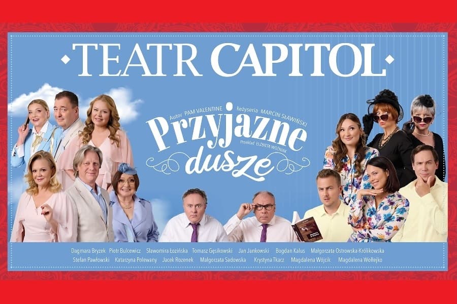 Grafika spektaklu Przyjazne dusze